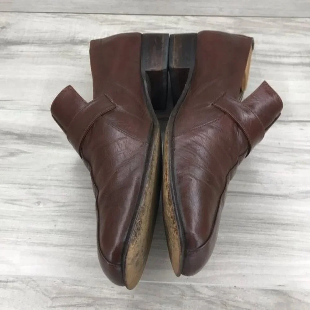 Stuart McGuire Loafers Men's 10.5 D Brown Leather Slip On Shoes